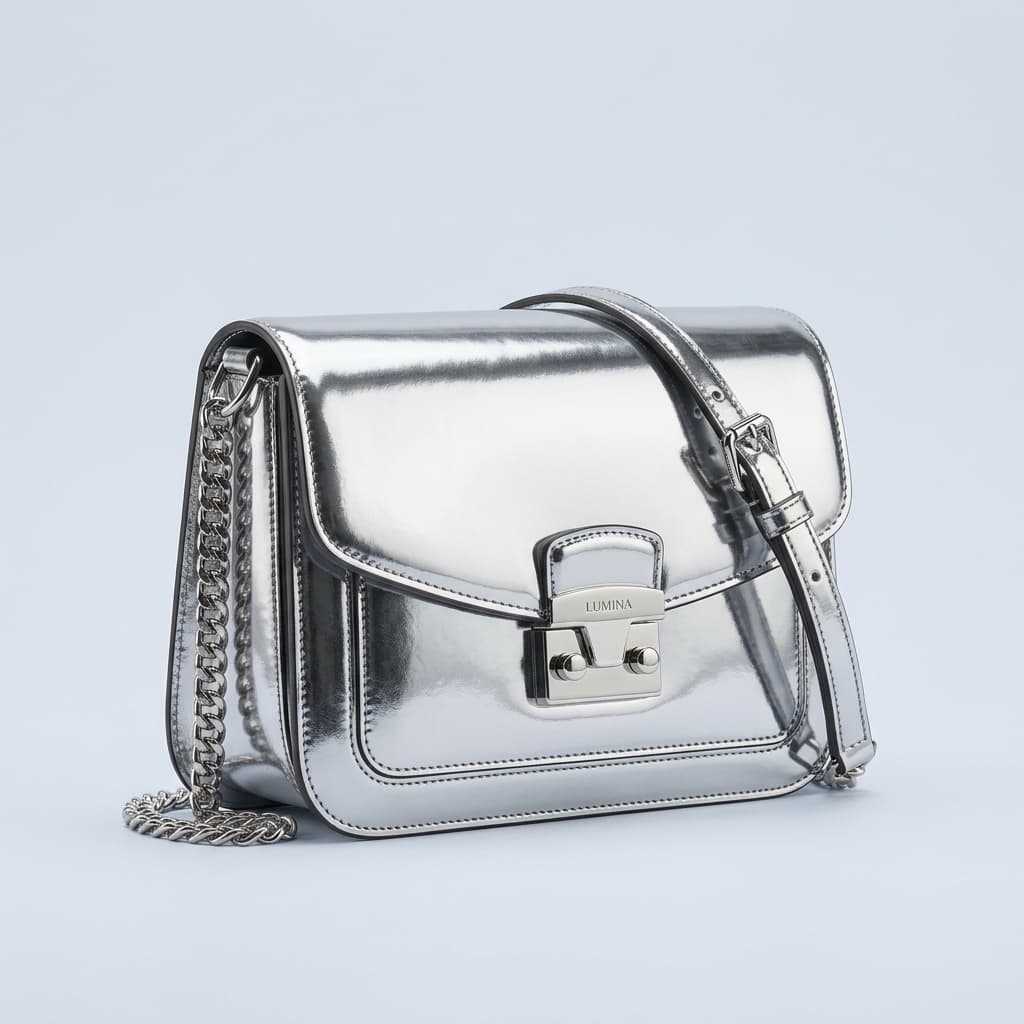 Futuristic Nylon Shoulder Bag view 2