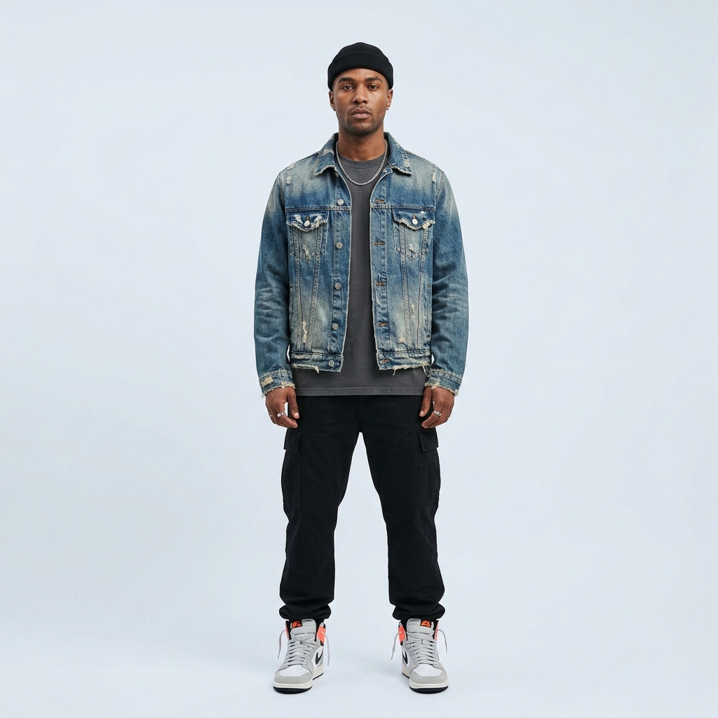 Raw Denim Trucker